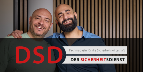 Die Gesch&auml;ftsf&uuml;hrer der Black Knight GmbH - Husein Abdulla und Ramin Al Khakani im Fachmagazin DSD.
