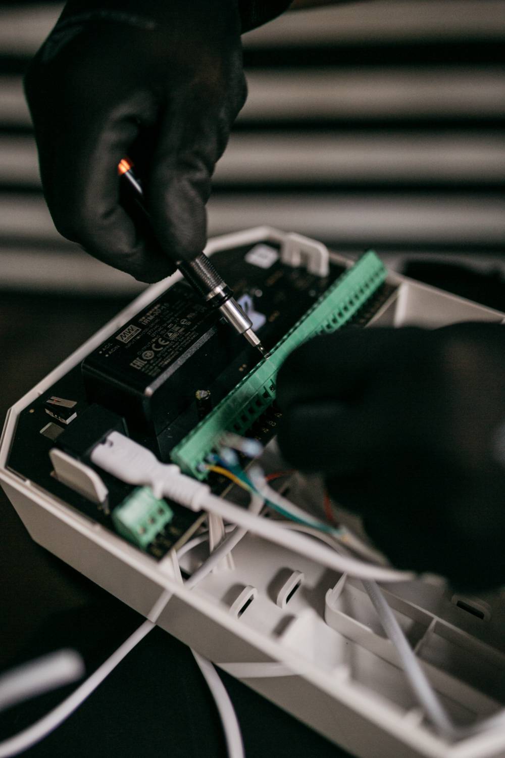 Sicherheitstechnik wird durch unsere Sicherheitstechniker gewartet.